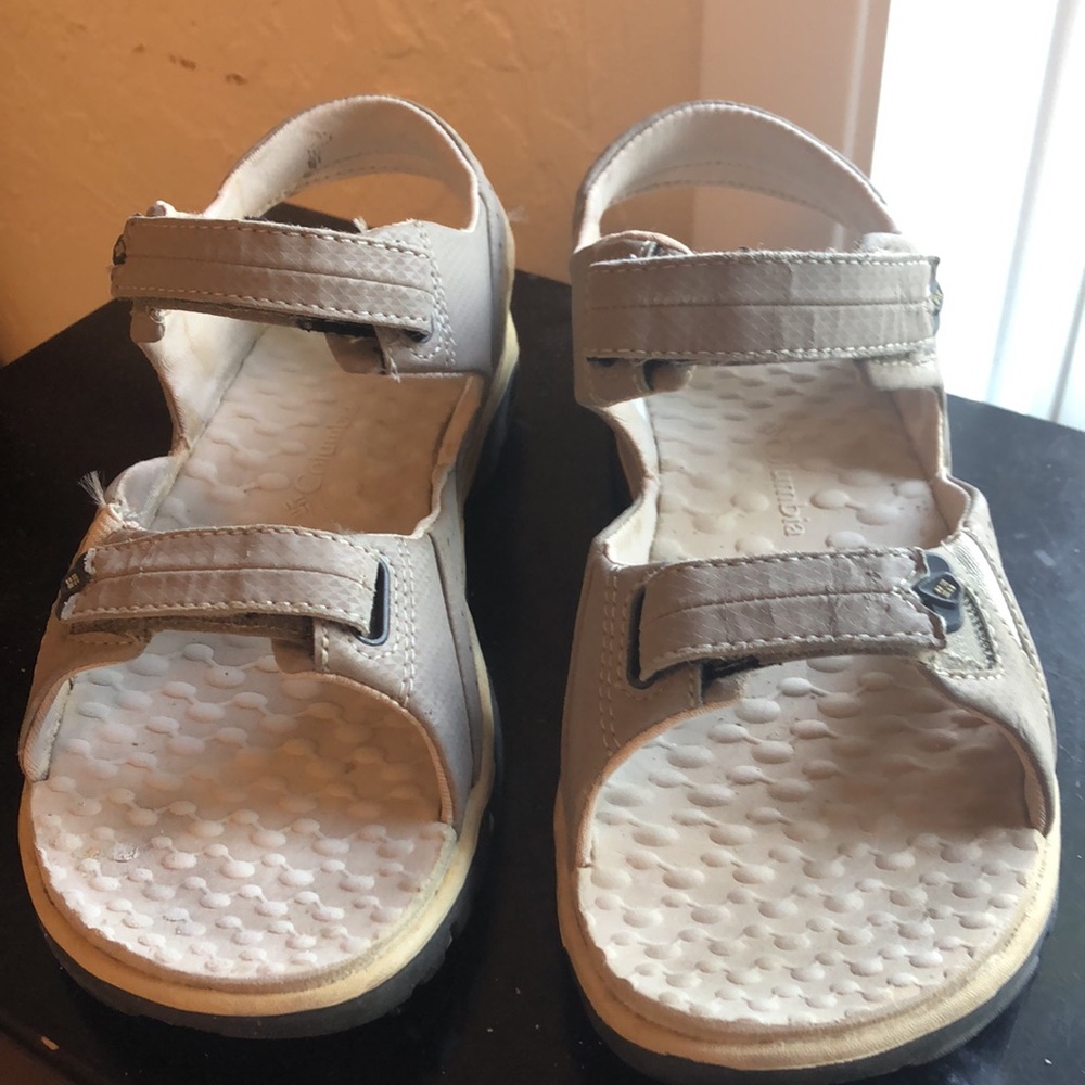 Columbia gray hiking sandals size 6